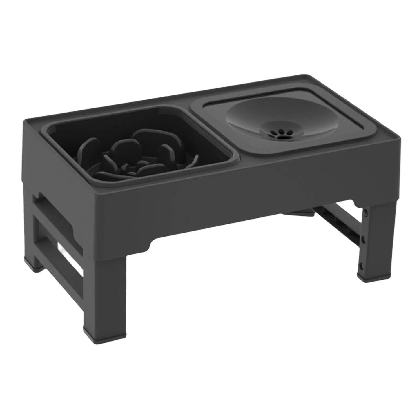 Elevated Mess-Free Dog Bowl - Stylish Elegant Durable Trendify