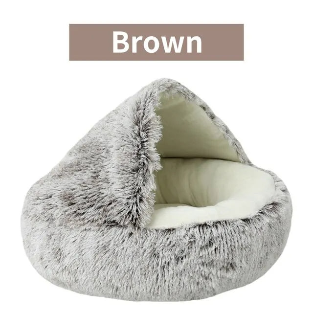 Soft Plush Round Cat Bed Trendify