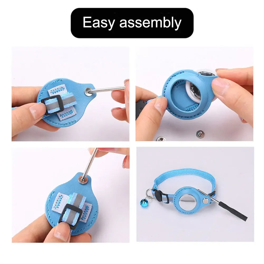 Reflective Cat Collar with Apple AirTag Holder - Trendify