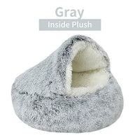 Soft Plush Round Cat Bed Trendify