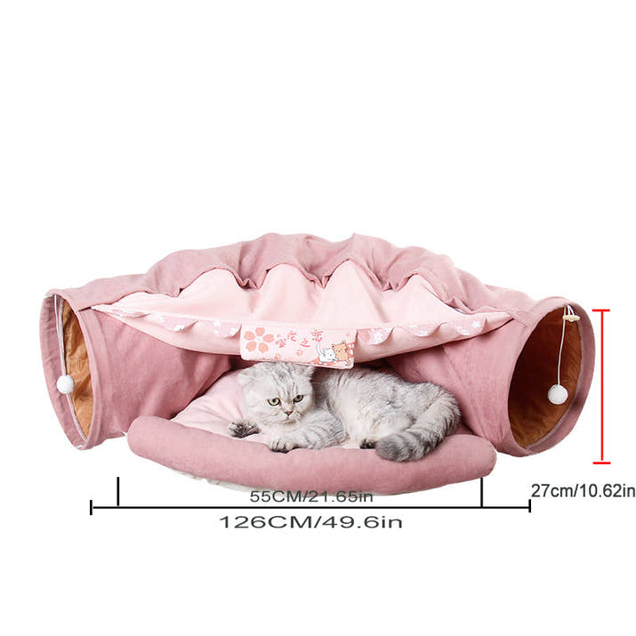 Pet Cats Tunnel Toy Interactive Play Toy Trendify