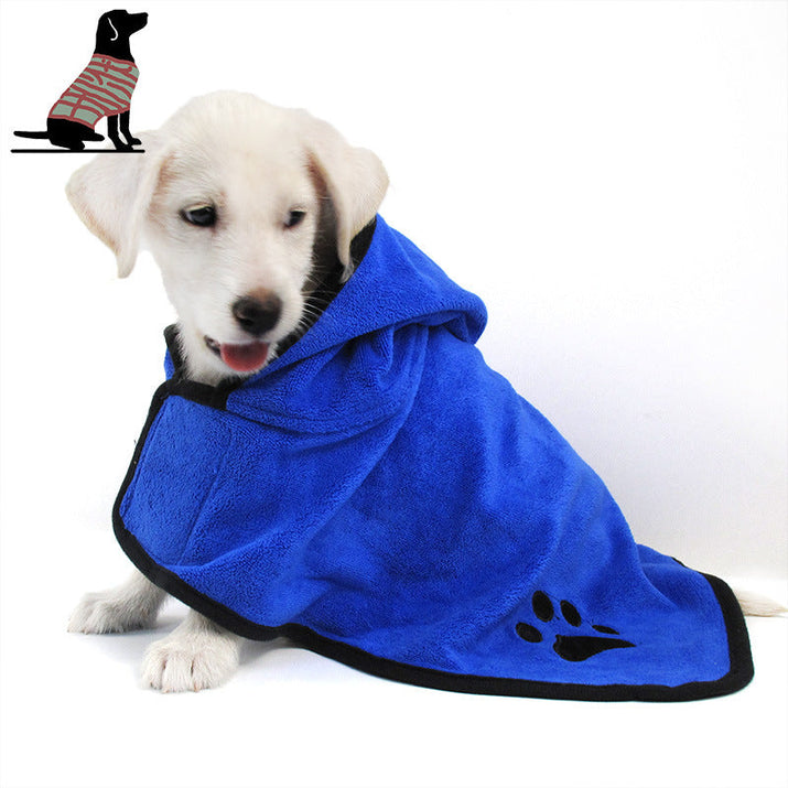 Absorbent Dog Bathrobe Towel Trendify