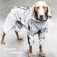 Waterproof Reflective Dog Raincoat Jumpsuit Trendify