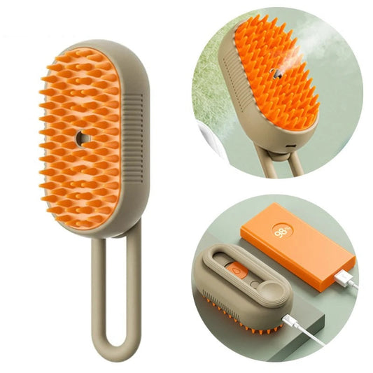 3 in 1 Smart Cat Steam Brush - Upgraded Version Trendify