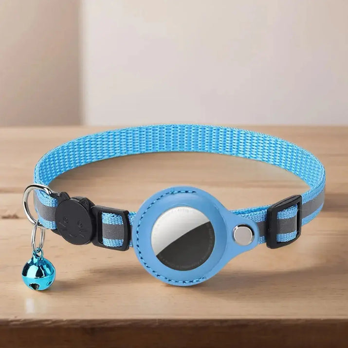 Reflective Cat Collar with Apple AirTag Holder - Trendify