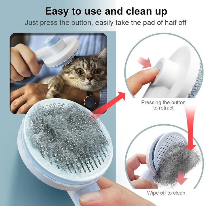Self-Cleaning Pet Brush Trendify