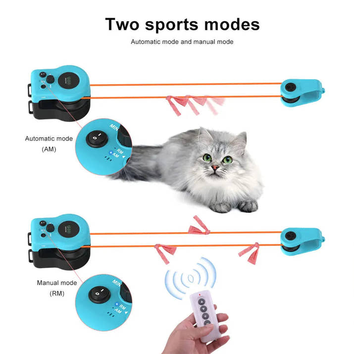 Interactive Cat Toy Chase Run Treadmill Trendify