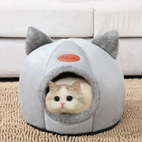 Little Winter Cat Bed Basket Cave Trendify