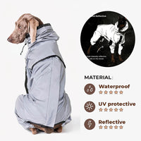 Waterproof Reflective Dog Raincoat Jumpsuit Trendify