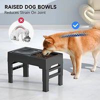 Elevated Mess-Free Dog Bowl - Stylish Elegant Durable Trendify
