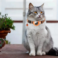 Reflective Cat Collar with Apple AirTag Holder - Trendify