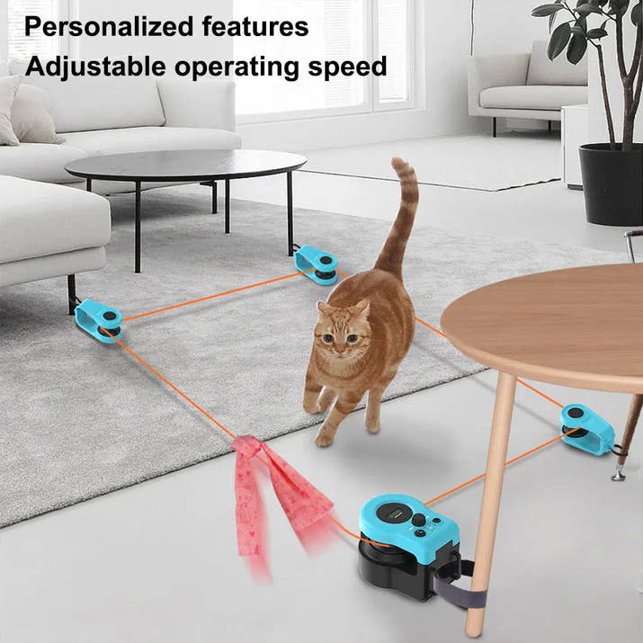 Interactive Cat Toy Chase Run Treadmill Trendify