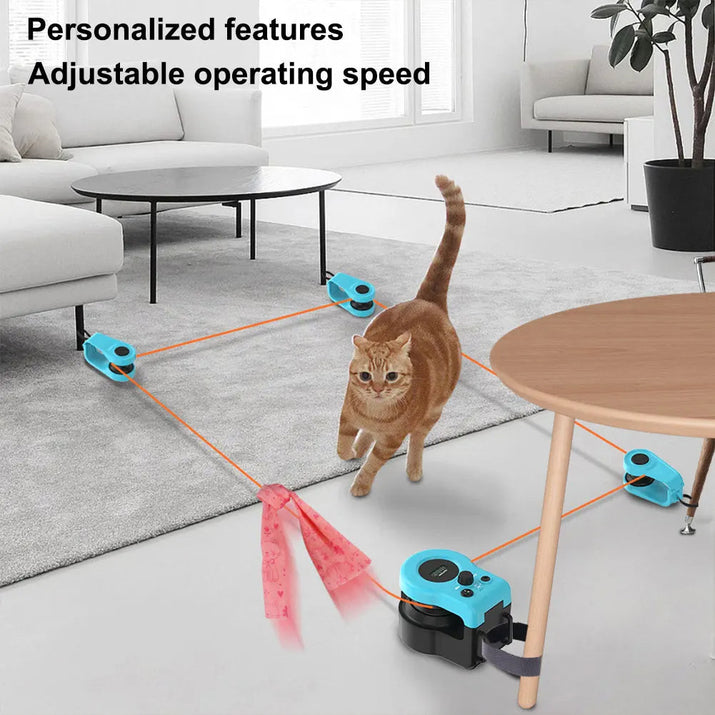 Interactive Cat Toy Chase Run Treadmill Trendify