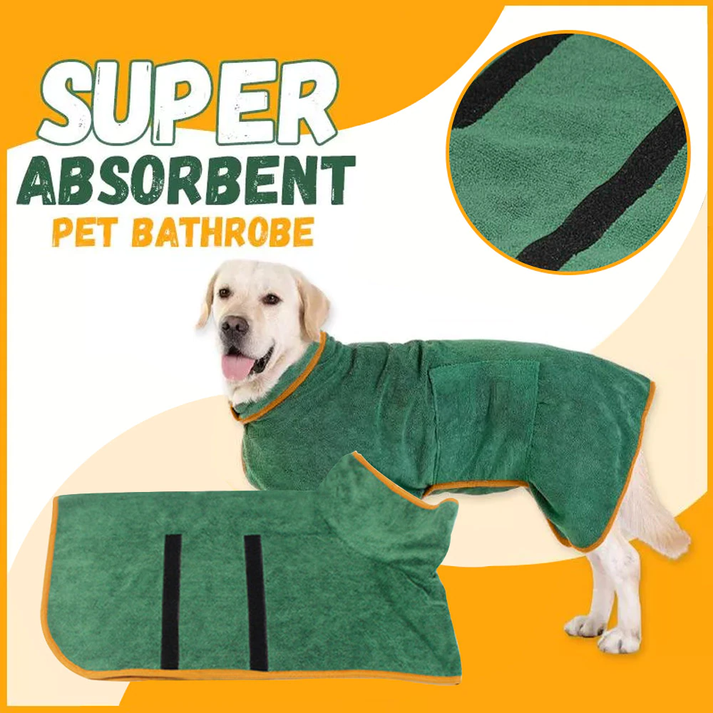 Dog Bathrobe Towel Trendify