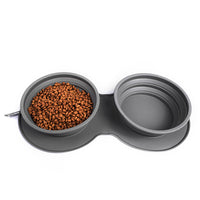 Silicone Foldable Slow Feeding Pet Bowl - Travel Functional Trendify