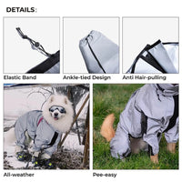 Waterproof Reflective Dog Raincoat Jumpsuit Trendify