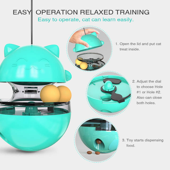 Interactive Cat IQ Treat Ball Trendify