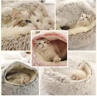Soft Plush Round Cat Bed Trendify