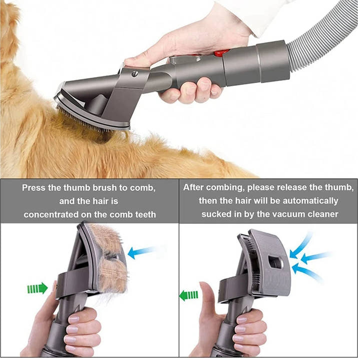 Pet Groom Vacuum Attachment for Dyson Trendify