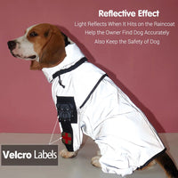 Waterproof Reflective Dog Raincoat Jumpsuit Trendify