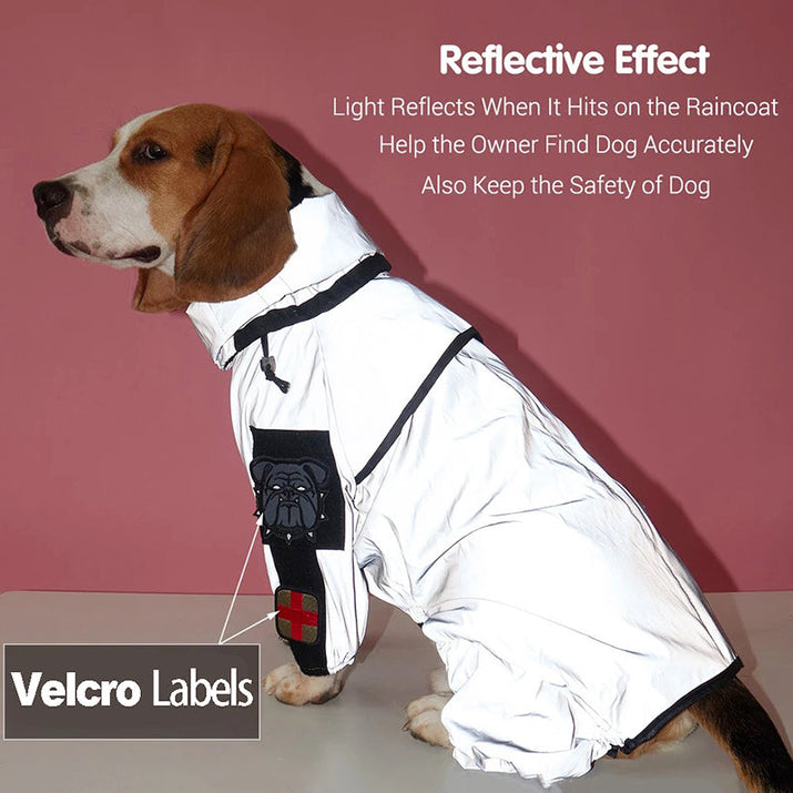 Waterproof Reflective Dog Raincoat Jumpsuit Trendify
