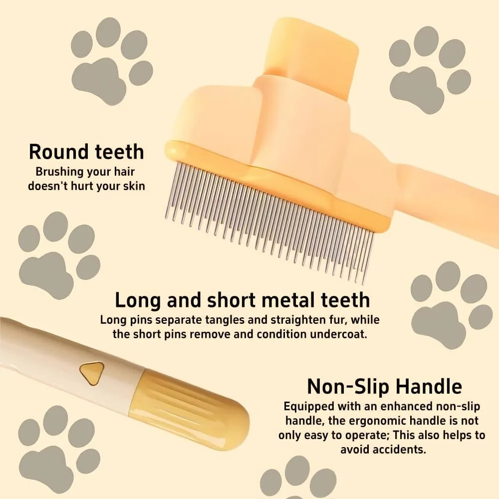 Pet Hair & Flea Comb Trendify