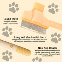 Pet Hair & Flea Comb Trendify