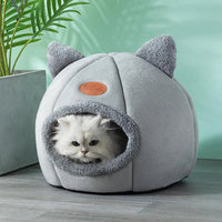 Little Winter Cat Bed Basket Cave Trendify