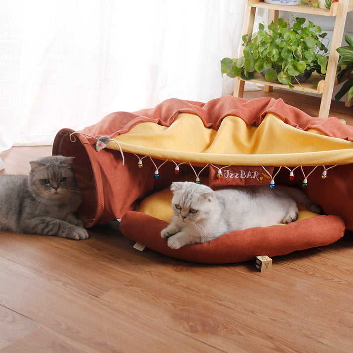 Pet Cats Tunnel Toy Interactive Play Toy Trendify