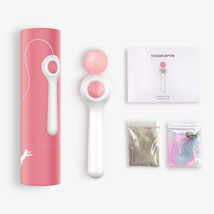 Cat Retractable Stick Feather Toy Trendify