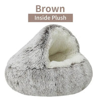 Soft Plush Round Cat Bed Trendify
