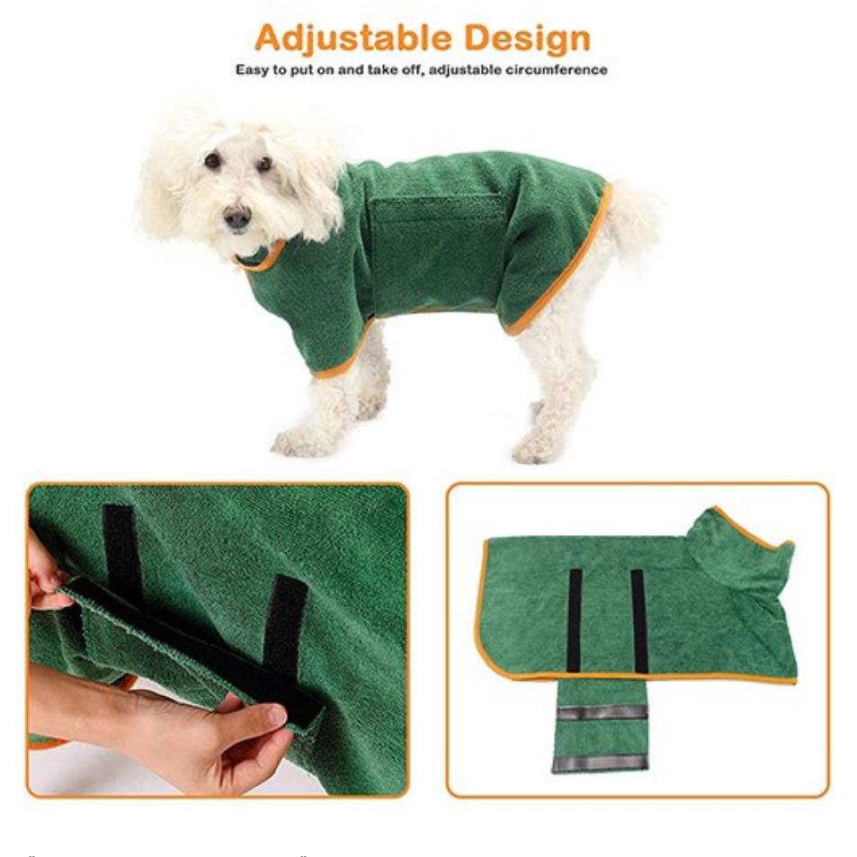 Dog Bathrobe Towel Trendify