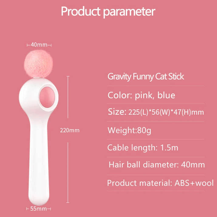 Cat Retractable Stick Feather Toy Trendify