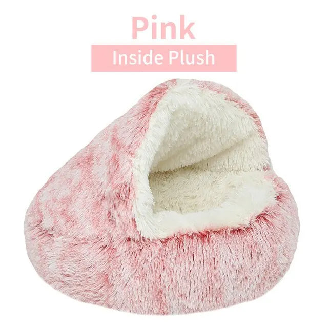 Soft Plush Round Cat Bed Trendify