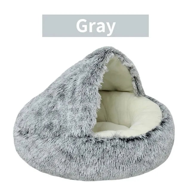 Soft Plush Round Cat Bed Trendify