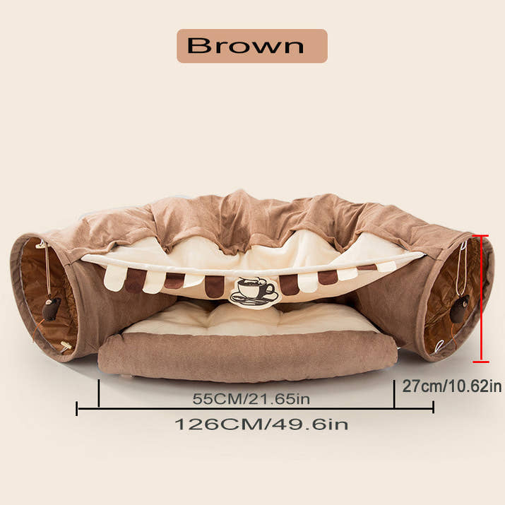 Pet Cats Tunnel Toy Interactive Play Toy Trendify