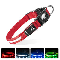 LED Dog Collar with AirTag Holder - Trendify