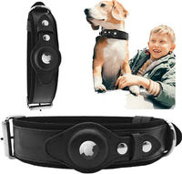 Leather AirTag Dog Collar - Trendify