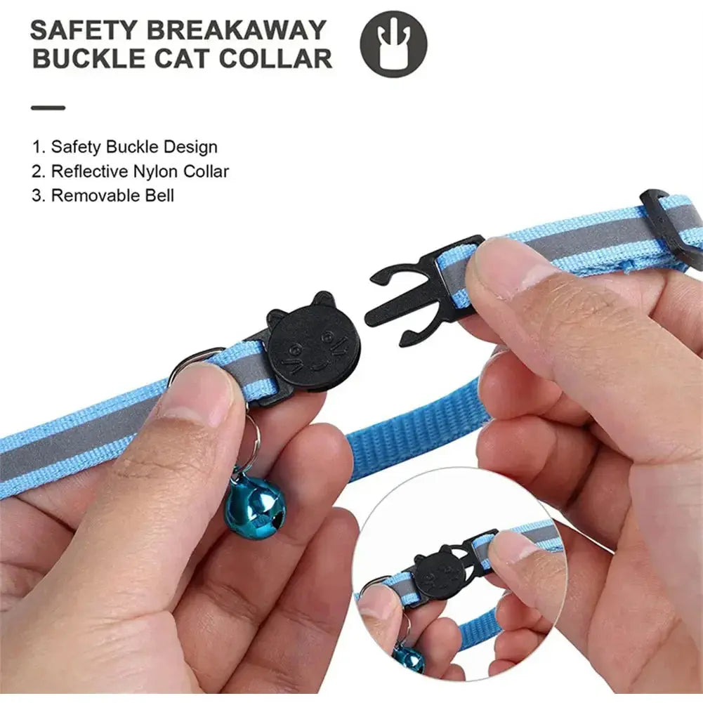 Reflective Cat Collar with Apple AirTag Holder - Trendify