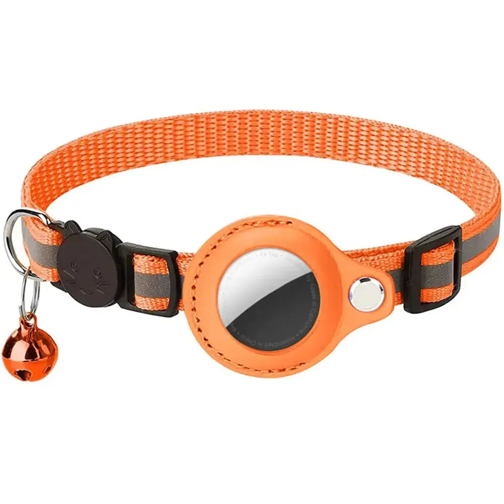Reflective Cat Collar with Apple AirTag Holder - Trendify