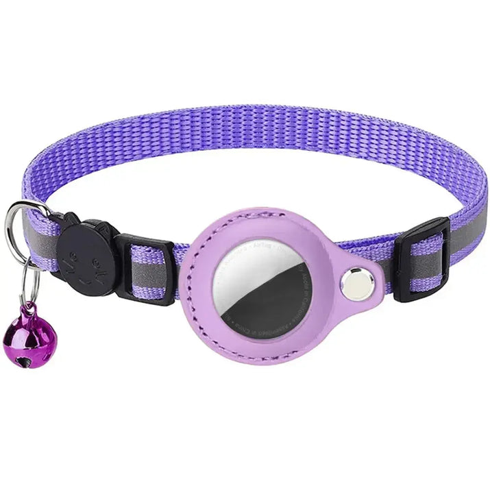 Reflective Cat Collar with Apple AirTag Holder - Trendify