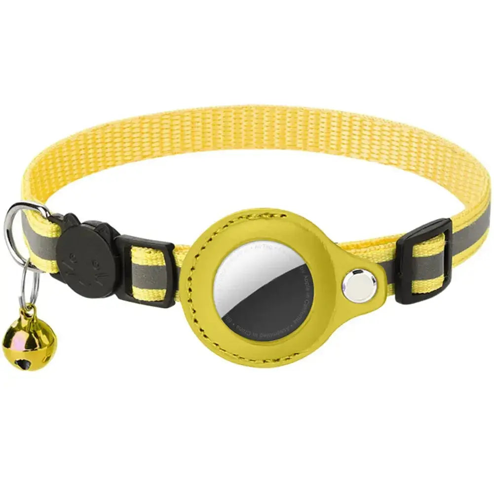 Reflective Cat Collar with Apple AirTag Holder - Trendify