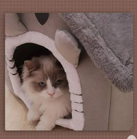 All Seasons Warm Washable Cat Dog House Indoor Soft Removable Cushion Pet Bed Kennel for Small Medium Pets Durable Pet Supplies Shop1103328158 Store