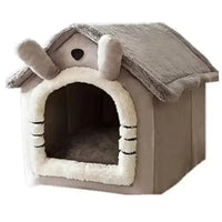 All Seasons Warm Washable Cat Dog House Indoor Soft Removable Cushion Pet Bed Kennel for Small Medium Pets Durable Pet Supplies Shop1103328158 Store